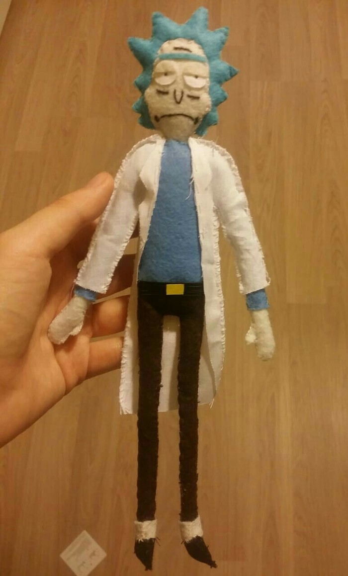 My little hobby - My, Rick and Morty, Rick, Mr. Misix, Adventure Time, Jake the dog, With your own hands, Author's toy, Hobby, Longpost