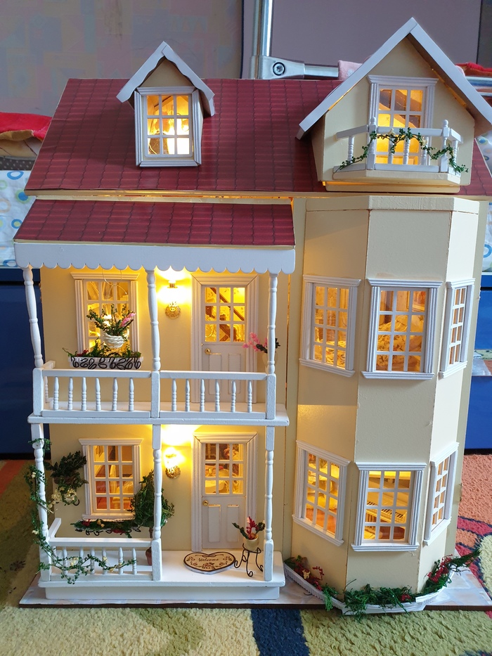 Miniature Big House - My, Roombox, Dollhouse, Longpost