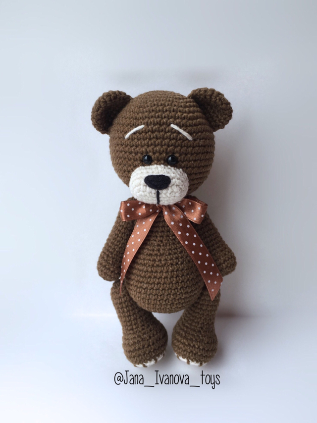 Bear ) - My, The Bears, Knitted toys, Handmade, Longpost