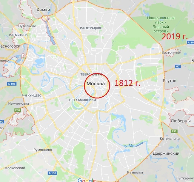 Ул 1812 года москва карта