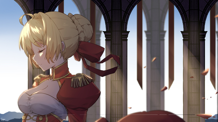 Nero claudius - Anime, Art, Anime art, Fate, Fate-Extra, Fate grand order, Nero claudius, Pixiv