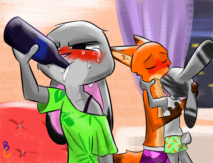 Don't you hate it when this happens? , Judy Hopps, Nick Wilde, Jack Savage, , , , , Theblueberrycarrots