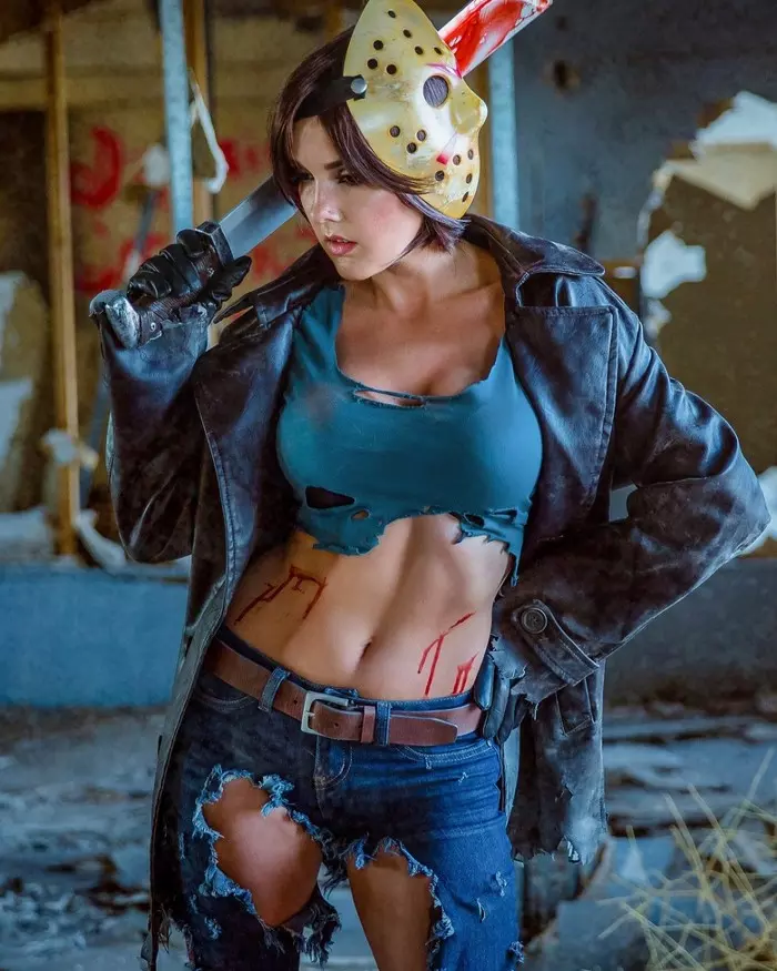 Соблазнительный косплей на Джейсона Вурхиза (Jason Voorhees) — какая девушка вам больше по душе? Косплей, Девушки, Джейсон Вурхис, Длиннопост
