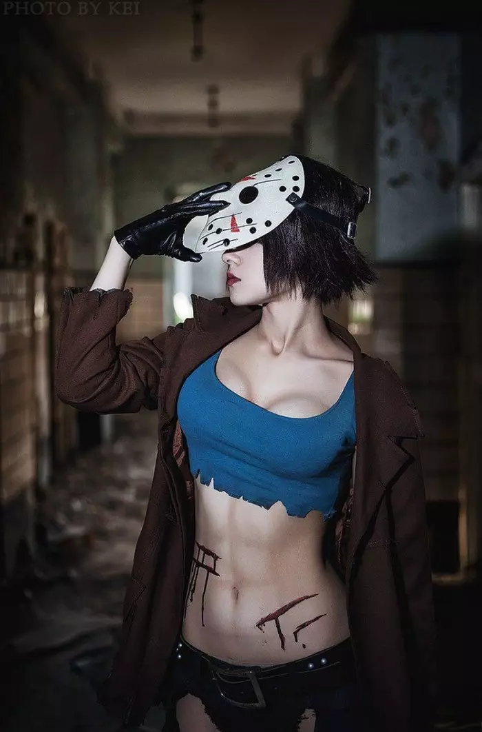 Соблазнительный косплей на Джейсона Вурхиза (Jason Voorhees) — какая девушка вам больше по душе? Косплей, Девушки, Джейсон Вурхис, Длиннопост