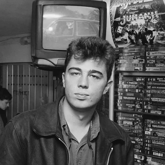Sergei Bodrov Jr. (90s) - Sergey Bodrov, 90th, The photo, Black and white photo, Actors and actresses, Celebrities, Epoch