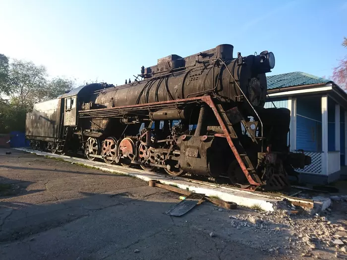 Monument - Steam locomotive in Novolenino changed! - My, Monument, Locomotive, , Irkutsk