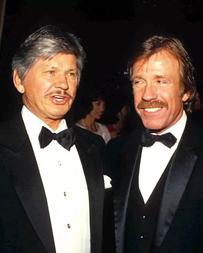 Bronson and Norris - Charles Bronson, Chuck Norris, Cool Walker, Death Wish, Celebrities