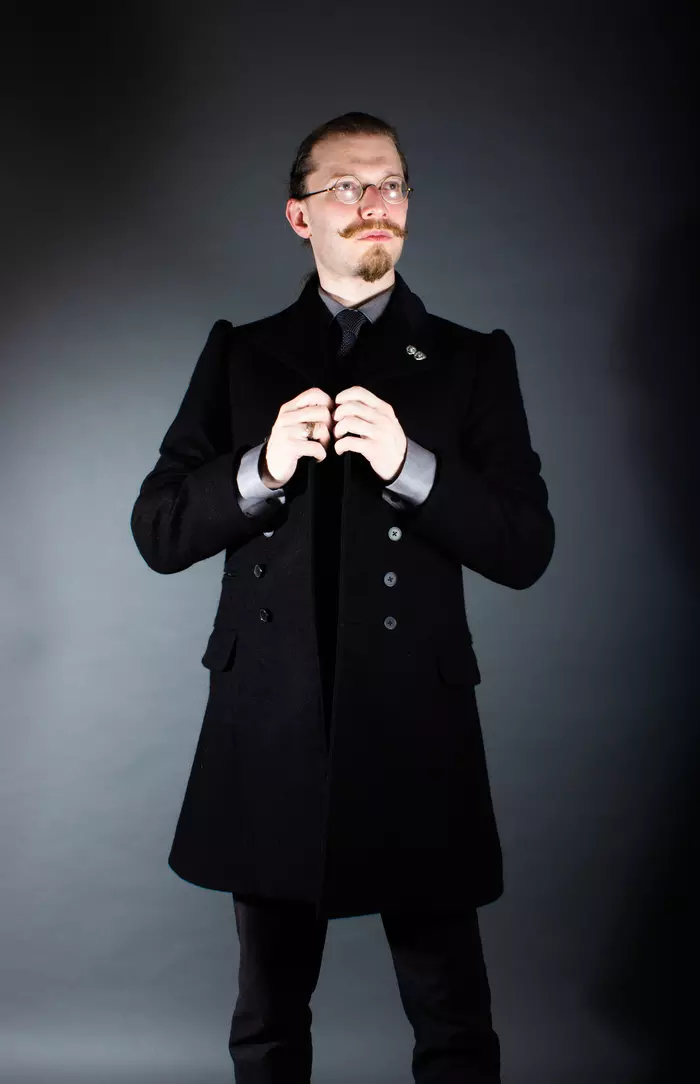 Black autumn jacket and what to wear it with. - My, Scaffold, Mens clothing, Jacket, Coat, Hat, Cap, Longpost, The photo