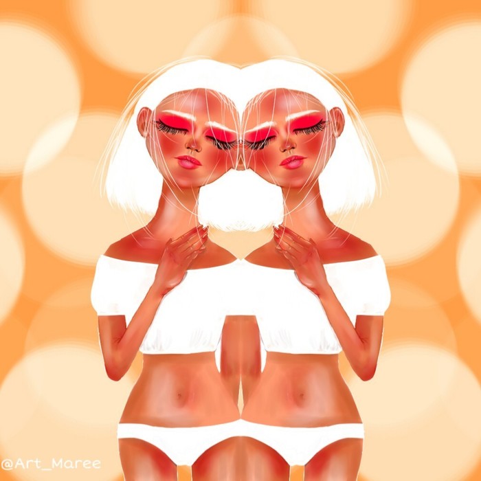 2 girls , , 