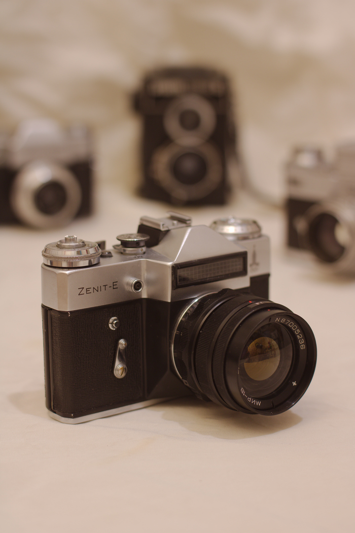 Фотоаппараты отца - Zenit-E (Олимпиец)