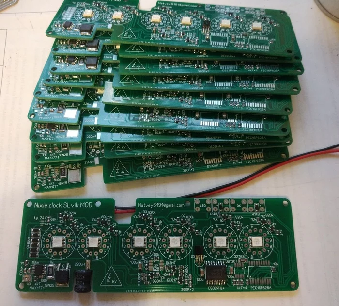 Часы Nixie clock - Моё, Своими руками, Радиолюбители, Ламповость, Nixie clock, Diy Or Die, Длиннопост