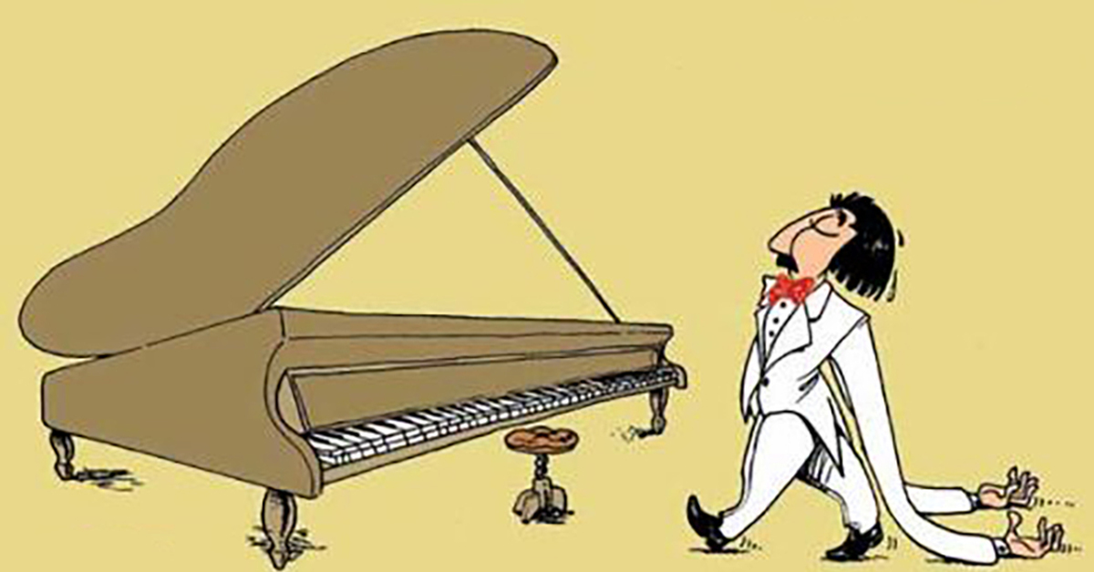 Пианино мемы играть. Пианино карикатура. Смешные музыканты. Рояль карикатура. Пианист карикатура.