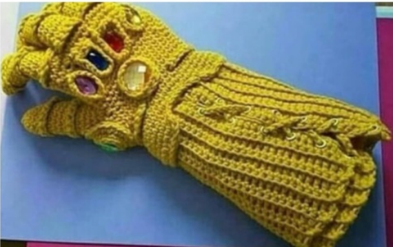 Who can link? - Help, Thanos, Gloves, Infinity Gauntlet, Knitting, Needlework