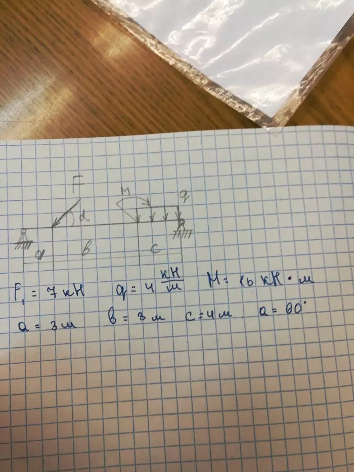 Help solve the problem - Technical mechanics, Task, Physics