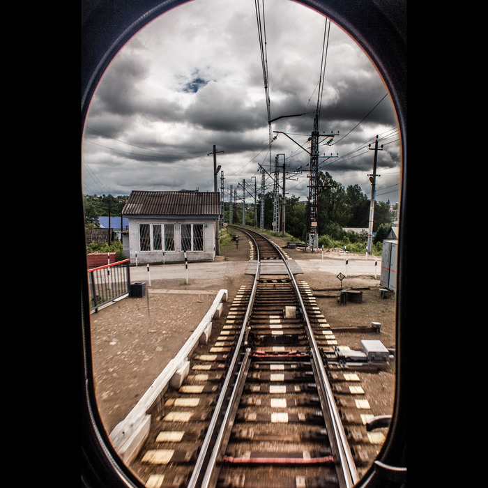 В окне последнего вагона Фотография, Железная Дорога, Средний урал, Романтика, Длиннопост