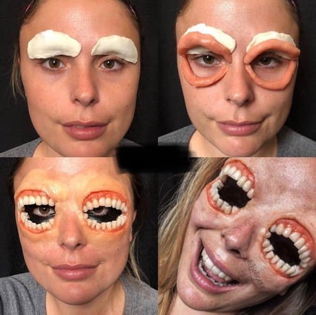 Getting ready for Halloween the right way. - Makeup, Image, Halloween