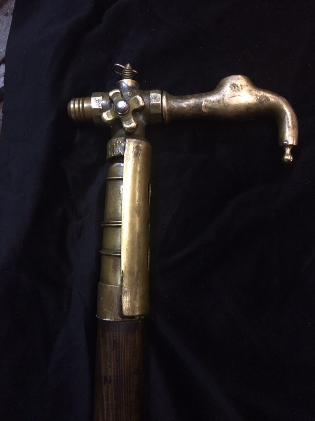 Cane with a secret for the quest - My, Work, Props, Cane, Brass, Creation, Handmade, Quest, Quests in reality, Longpost