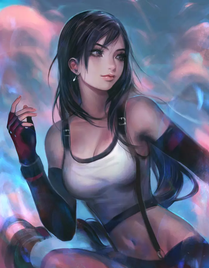 Tifa - Арт, Рисунок, Tifa Lockhart, Final Fantasy, Final Fantasy VII, Игры, Vioriie