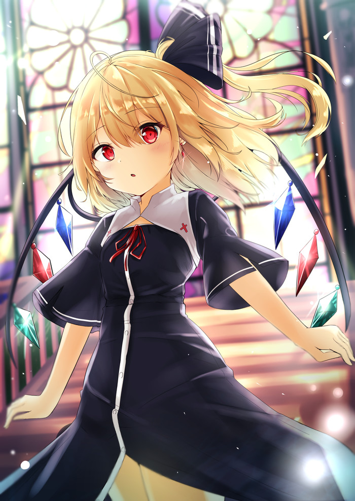 Flandre Scarlet Touhou, Flandre Scarlet, Anime Art, ,  , Renka