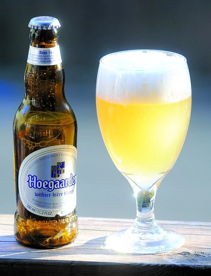 Wheat beer (Hoegaarden) Style - witbier. - My, Beer, Craft, Brewing, Result, Friday, Hoegaarden, Wheat, Video, Longpost, Alcohol