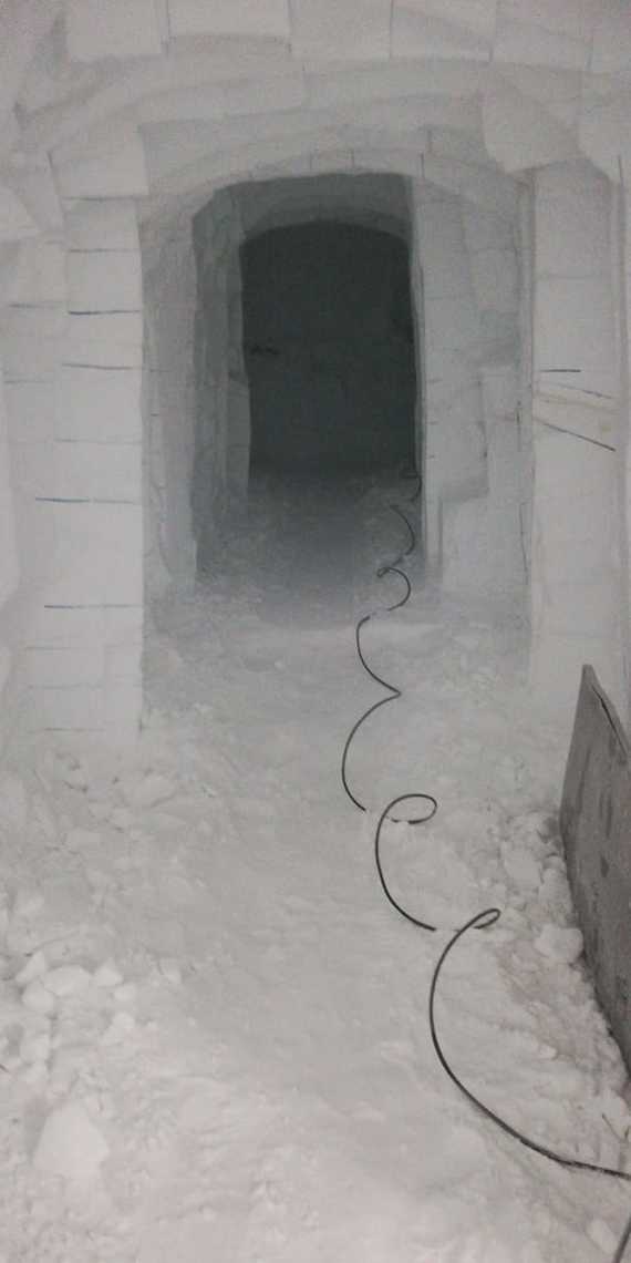 Tunnels at Vostok Station, Antarctica - NSFW, My, Antarctica, Vostok Station, Tunnel, , Longpost, Snow figures