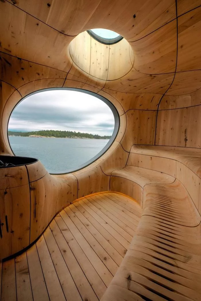 Sauna in Canada - Sauna, Design, The photo, 9GAG, Canada, Finnish sauna