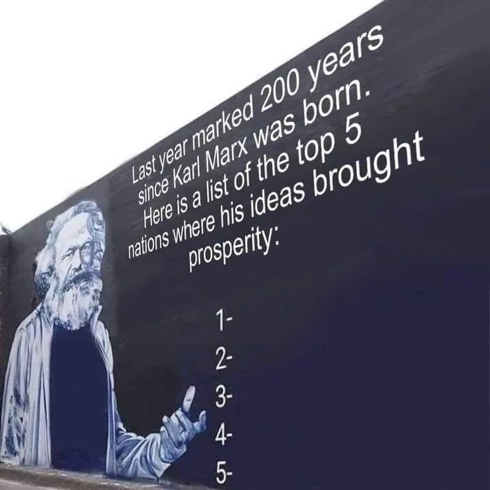 Graffiti for Marx's anniversary - Karl Marx, Communism, Street art, Humor