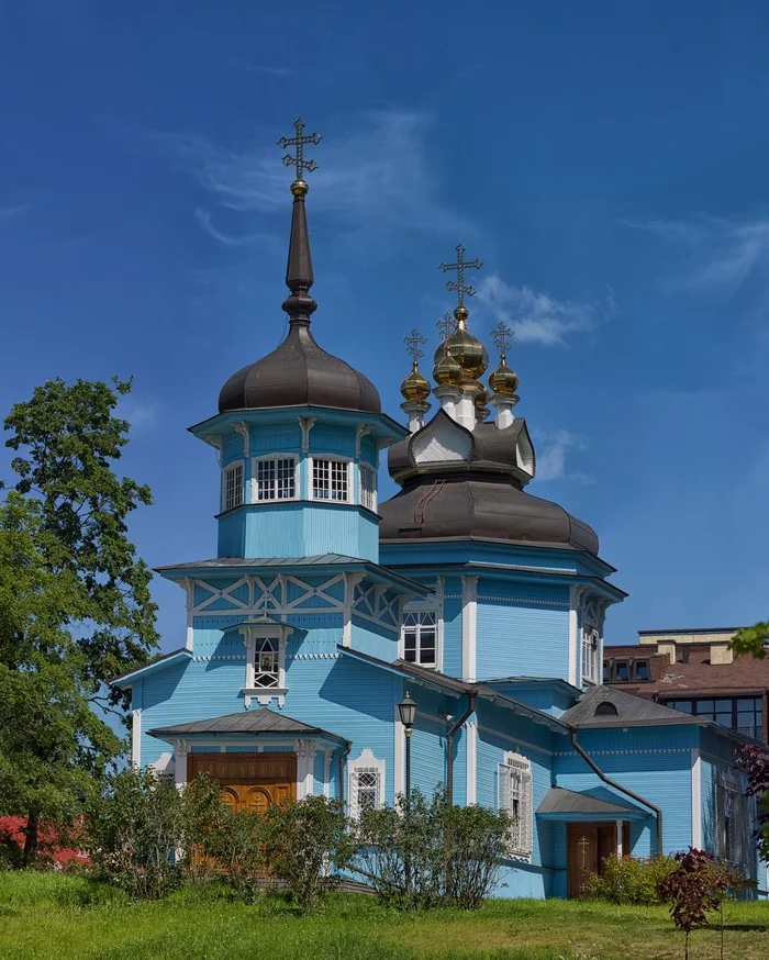 Church of Demetrius of Thessalonica in Kolomyagi - My, Wooden architecture, Temple, 135l