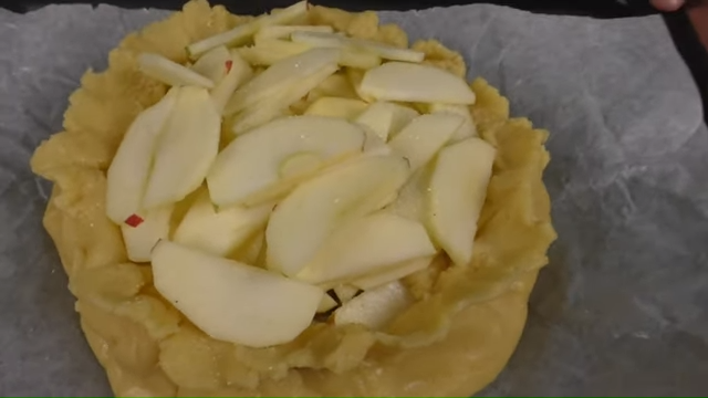 Pie with pear and apples - My, Cooking, Recipe, Pie, Other cuisine, Bakery products, Preparation, Video, Longpost, Video recipe