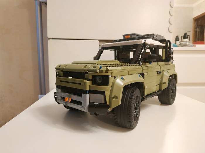 Lego 42110 Land Rover defender Best Technic Set 2019 - My, Lego, Land rover, Defender, Longpost, Video