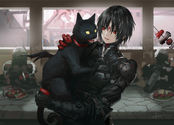   , Infukun, Anime Art, Original Character, 