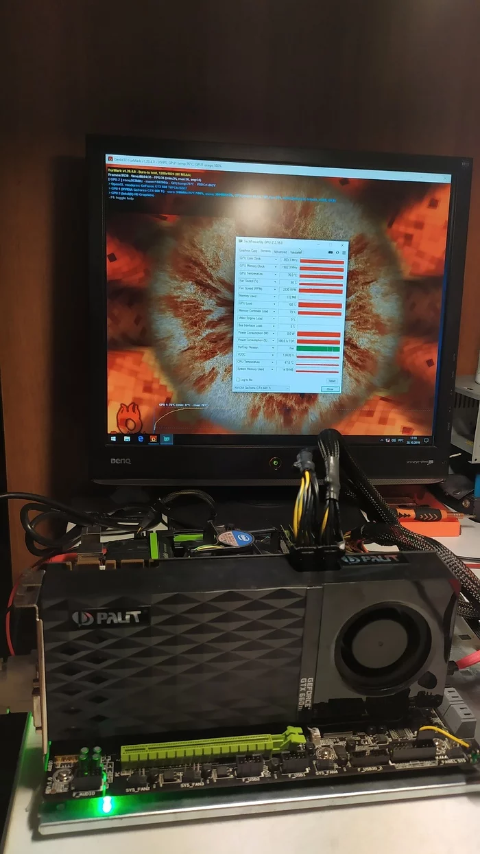 Palit GTX 660ti or dissecting an old woman. - My, Video card, Repair, Longpost