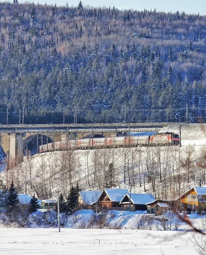 Transsib - Ural, Sverdlovsk region, Krasnoufimsk, Trans-Siberian Railway