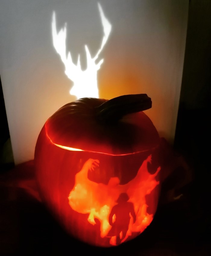 After so many years? Always. - My, Halloween pumpkin, Craft, Halloween, Longpost, Harry Potter