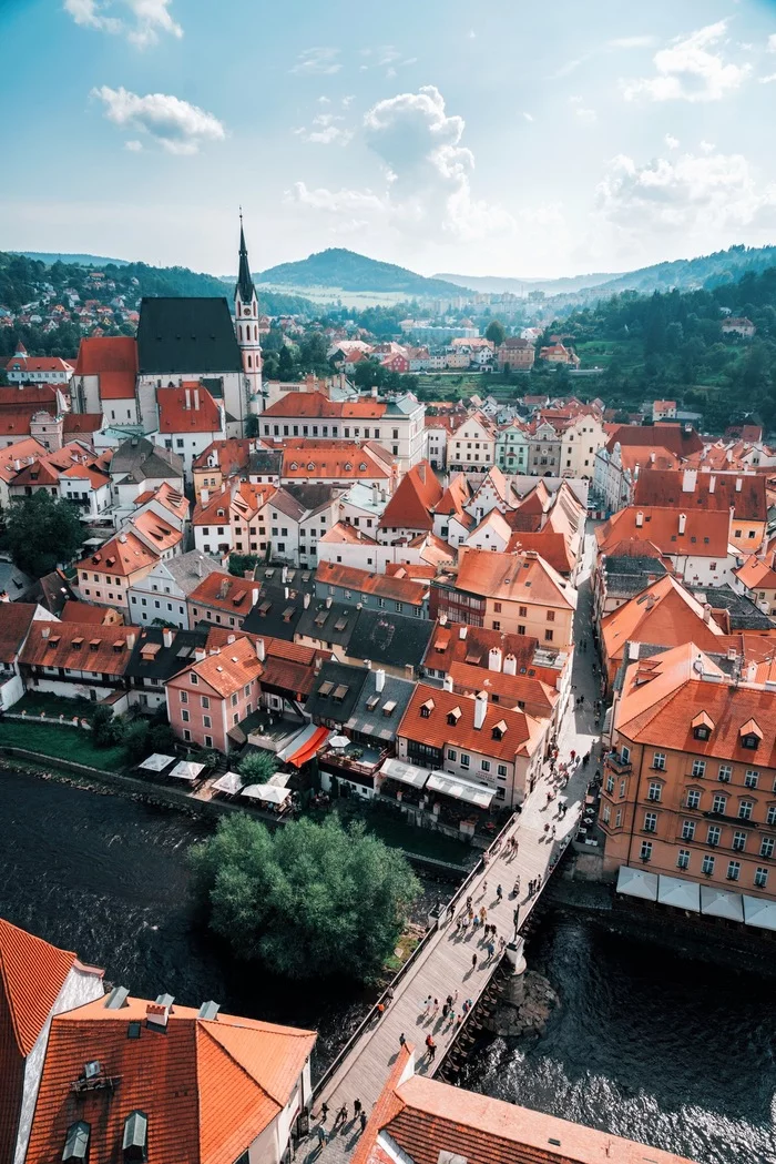 Cesky Krumlov is a small town in the Czech Republic that impressed me more than Prague - My, The photo, Czech, Cesky Krumlov, Longpost