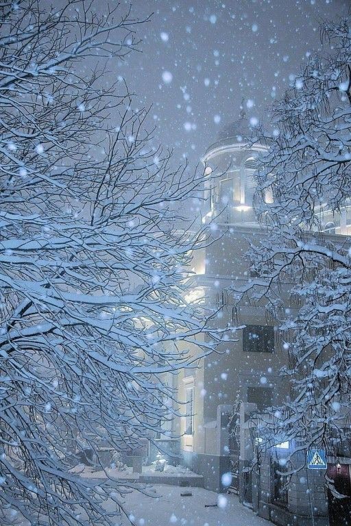 Москва под снегом - Снег, Москва, Зима