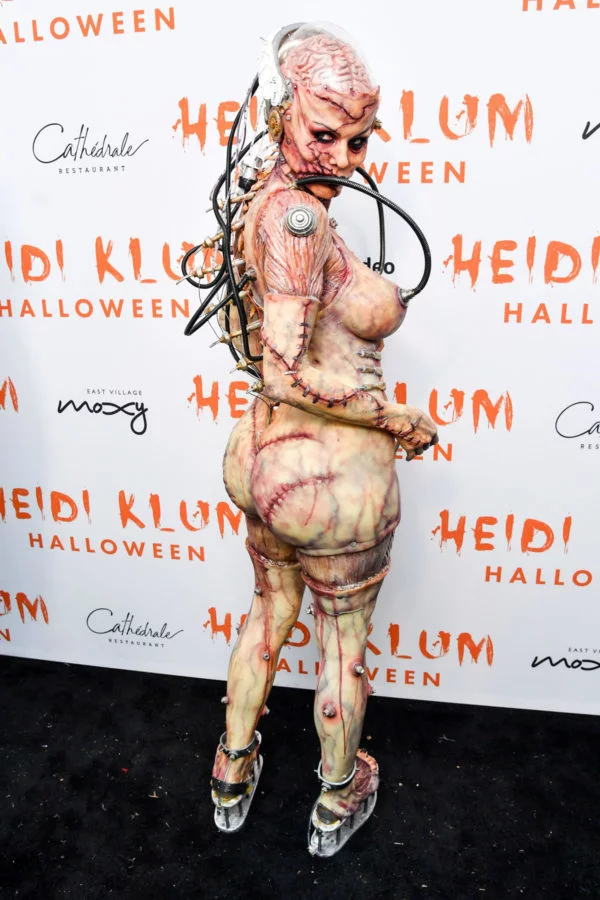 Heidi Klum Halloween 2019 - NSFW, Хэллоуин, Модели, Костюм на Хэллоуин, Длиннопост