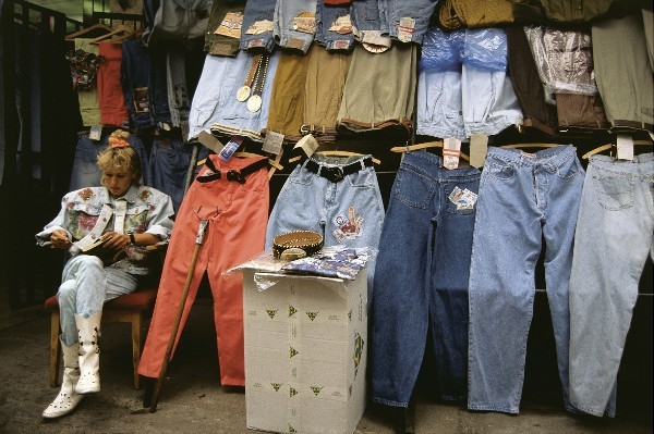 Clothing markets of the 90s - Story, The photo, Longpost, Old photo