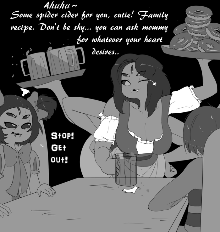 Muffet Mummy  MILF, Undertale, Muffet, Haaru