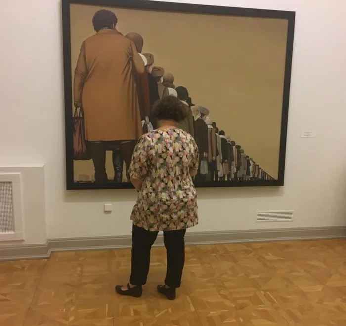 Painting Queue - Queue, Painting, Russian Museum