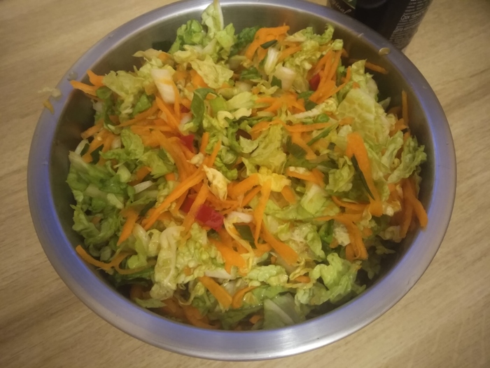 Пожарить желудки с овощами