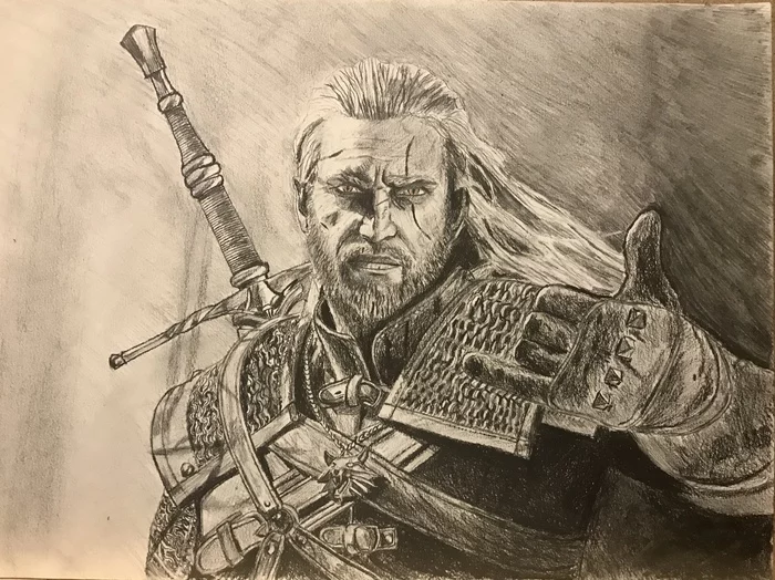 The Witcher Geralt of Rivia - My, Netflix, Geralt of Rivia, The Witcher 3: Wild Hunt