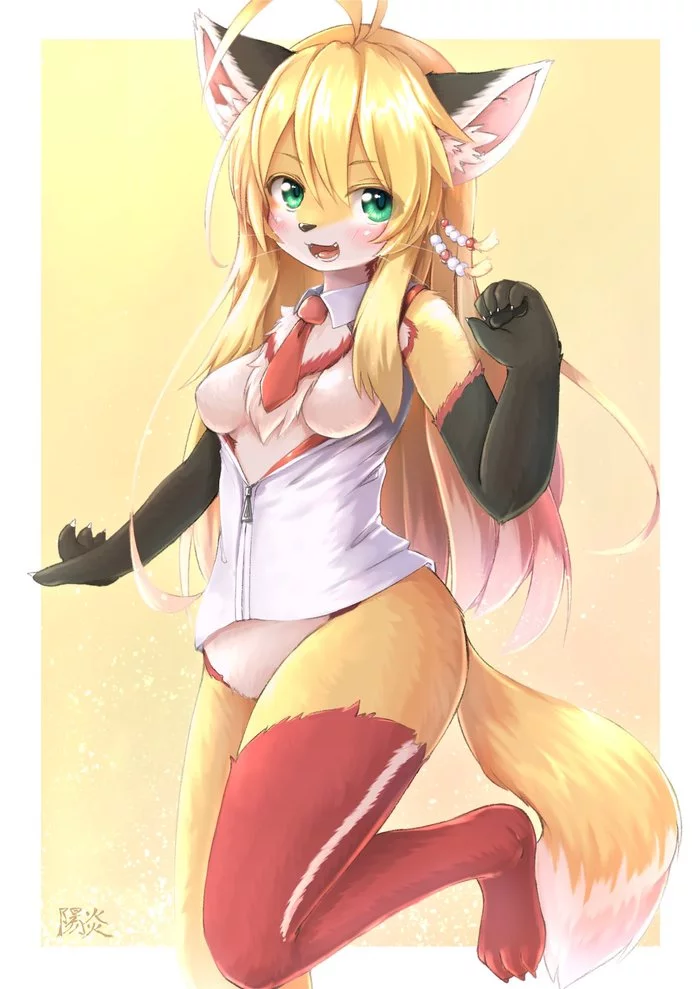 Art - Shiitakemeshi, Furry, Furry art, Furry edge, Art