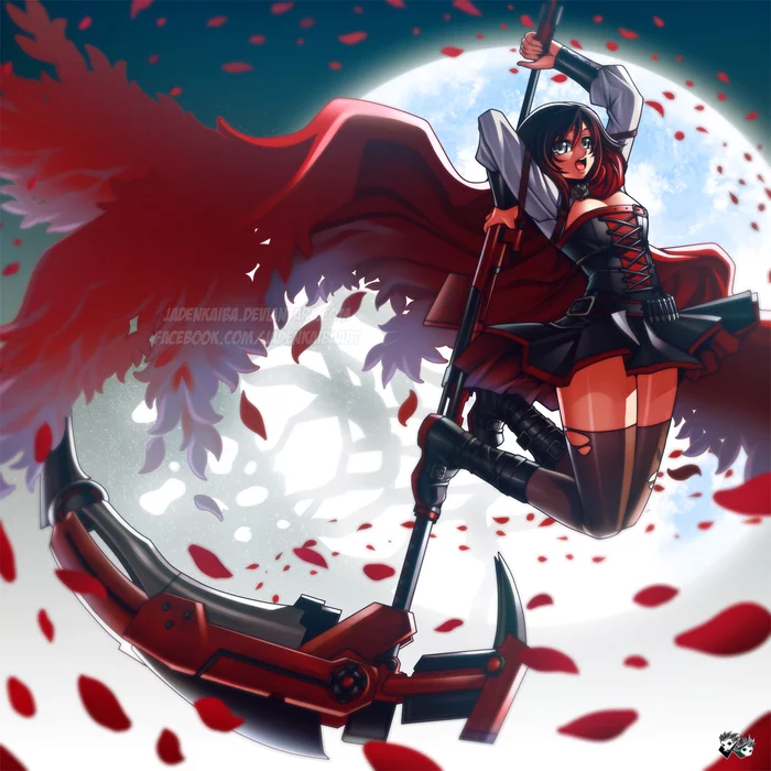 RWBY - RWBY, Ruby rose, Yang xiao long, Serials, Anime art, Longpost