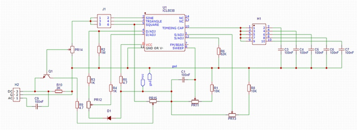 Функциональный генератор на icl8038