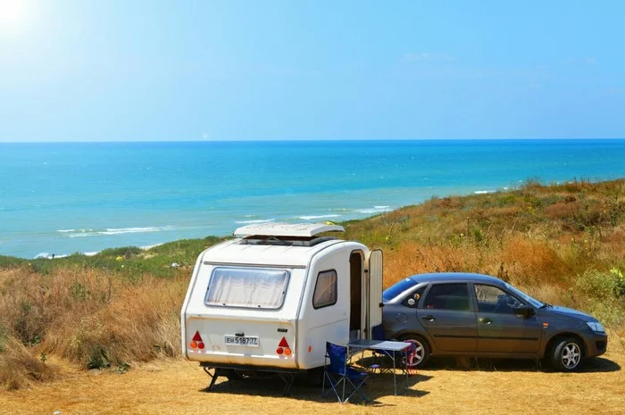 Traveling to Crimea with a trailer-dacha (motorhome) Niewiadow N126E or “wild caravanning 100 meters from the sea” - My, Travel across Russia, House on wheels, Trailer, Longpost, Rarity, Lada, Zhiguli, Anapa