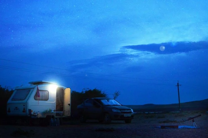 Traveling to Crimea with a trailer-dacha (motorhome) Niewiadow N126E or “wild caravanning 100 meters from the sea” - My, Travel across Russia, House on wheels, Trailer, Longpost, Rarity, Lada, Zhiguli, Anapa