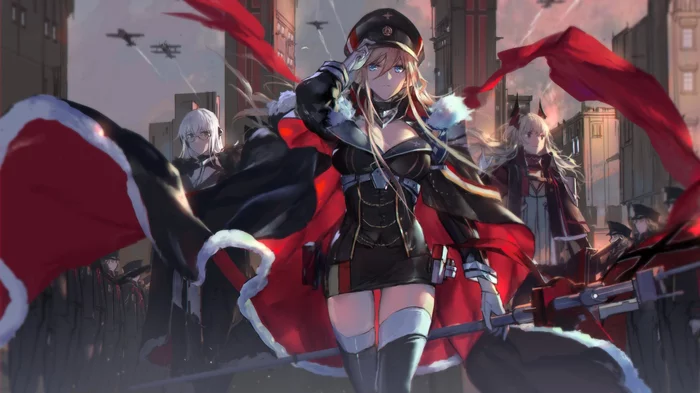 Bismark - Art, Anime art, Azur lane, Bismarck, Bismarck