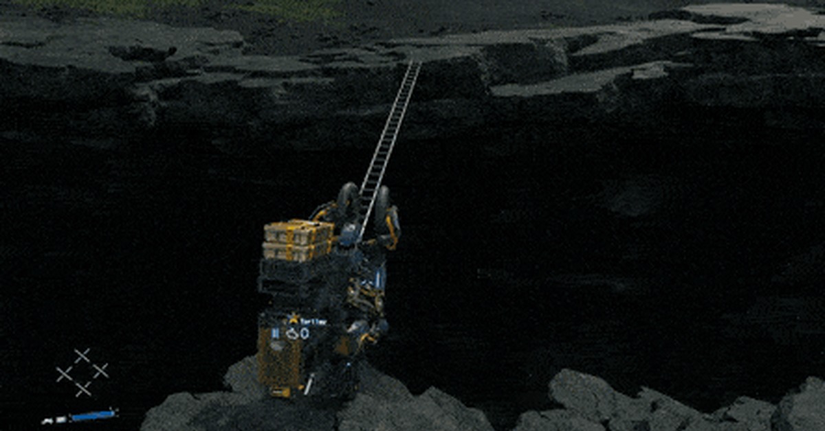 Improvise. Adapt. Get over it. - Death stranding, Games, Video game, Game humor, GIF