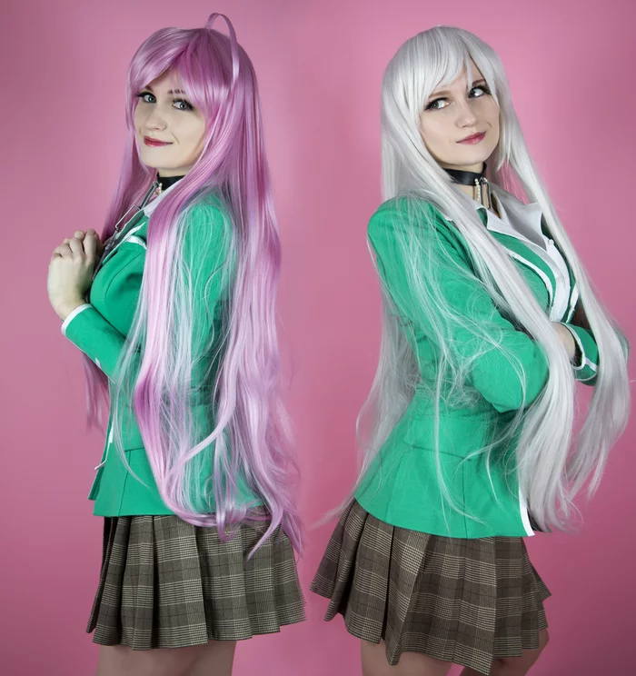 Moka Akashiya - Rosario to Vampire. By Claire Sea - Моё, Косплей, Фотография, Розовые волосы, Аниме, Rosario + Vampire, Moka Akashiya, Длиннопост